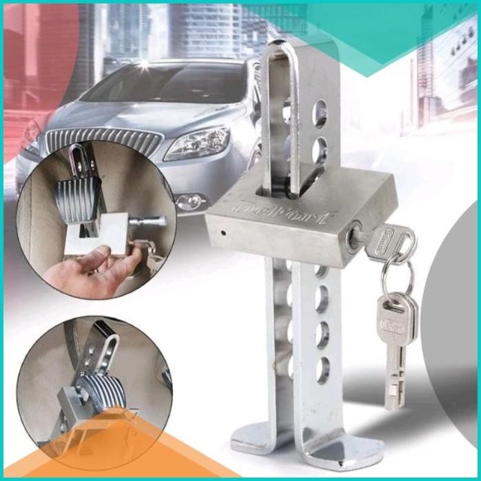Kunci Gembok Pengaman Mobil Kunci Gembok Pedal Gas Rem Kopling Mobil 1