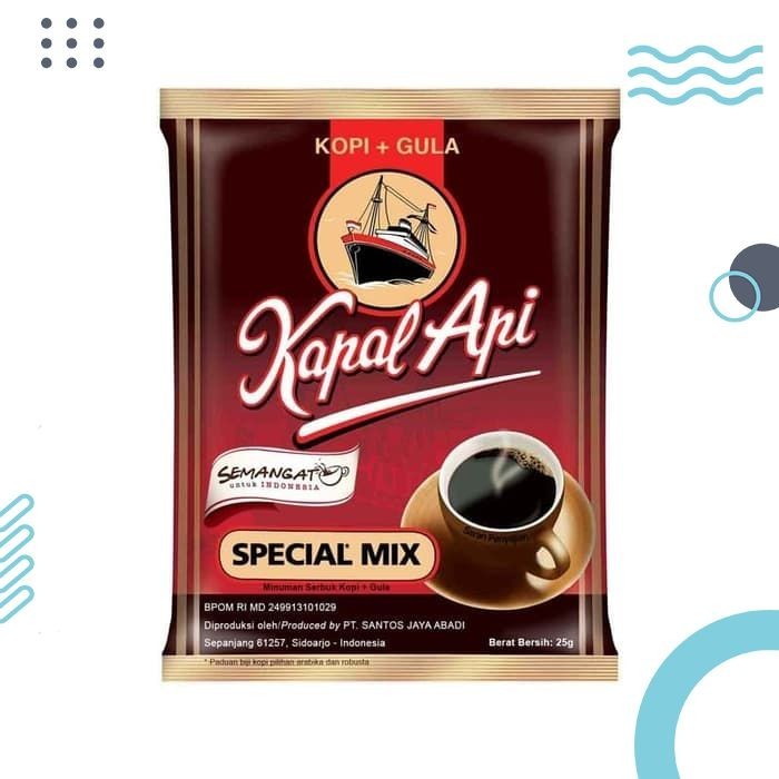 

Kopi Kapal Api Gula Special Mix 1 PC / AE047