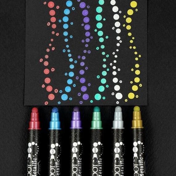 

Sale Zig Kuretake Clean Color Dot Metallic Tc-8100