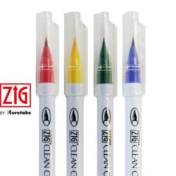 

Sale Zig Kuretake Clean Color Brush (Pure Colours 4 Set) Rb-6000At/4Vc