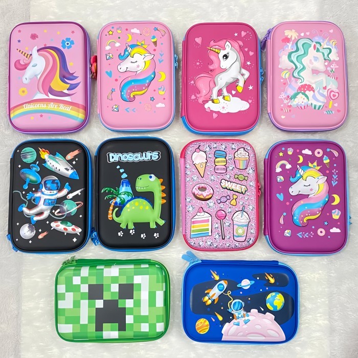 

KOTAK PENSIL UNICORN 3D TEMPAT PENSIL SMIGGLE UNICORN KADO ANAK