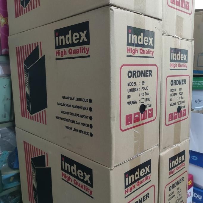 

TERLARIS - Index ordner folio 881 hitam 1 DUS (12 PCS)