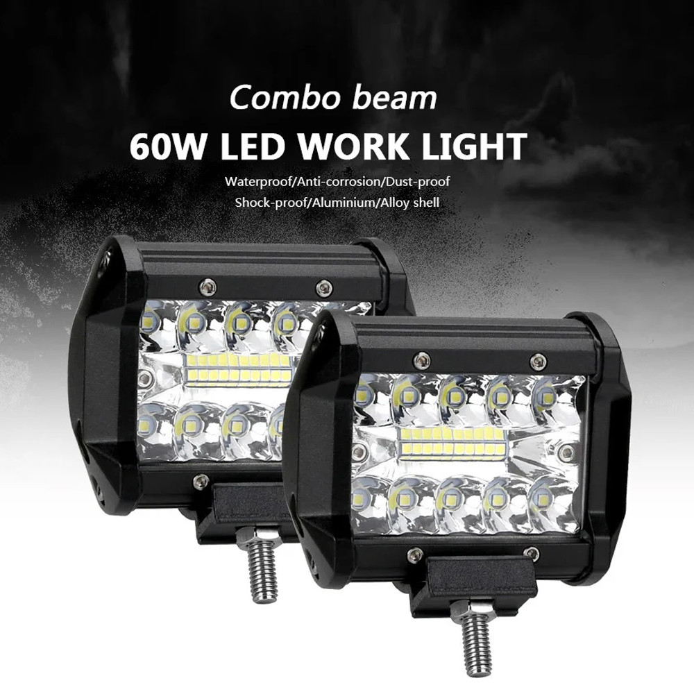 

- Tripcraft Lampu Sorot Tembak Mobil Floodlight Cool White 60W 2 PCS - TR20 -