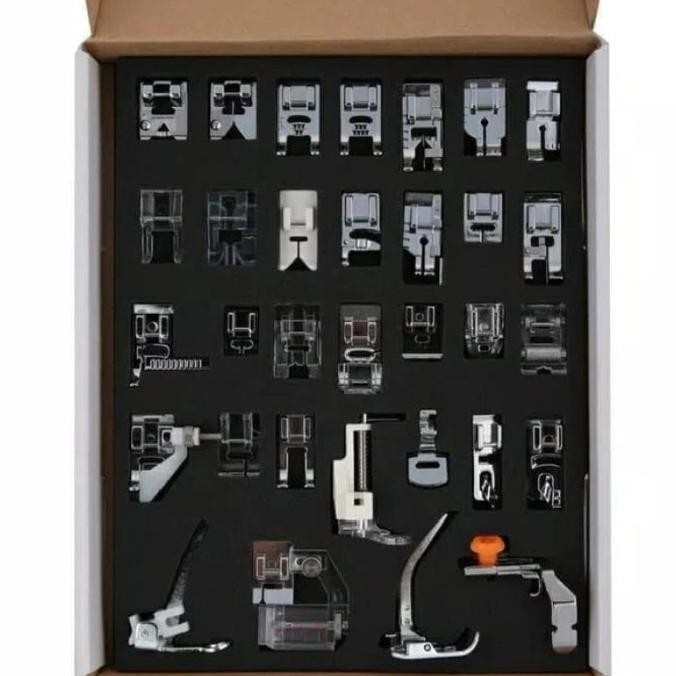 

Produk Unggulan] TERMURAH | Paket Sepatu Set 32 PCS Untuk Mesin Jahit Portabel