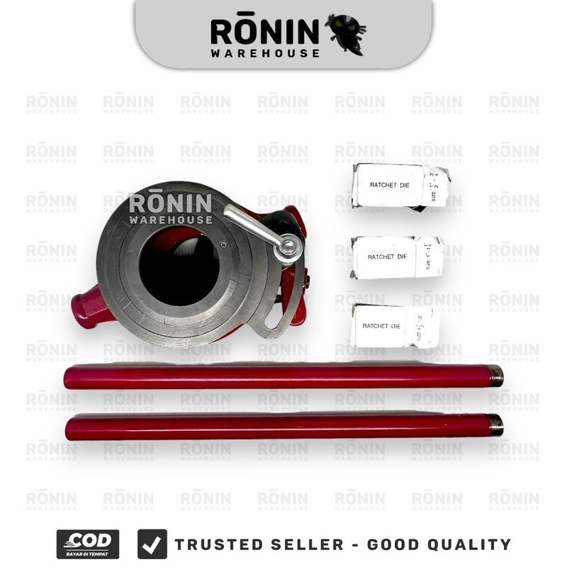 EVSTEEL Senai Pipa 1/2-2 " inchAlat Snai Manual Ratchet Die Pipe Threader