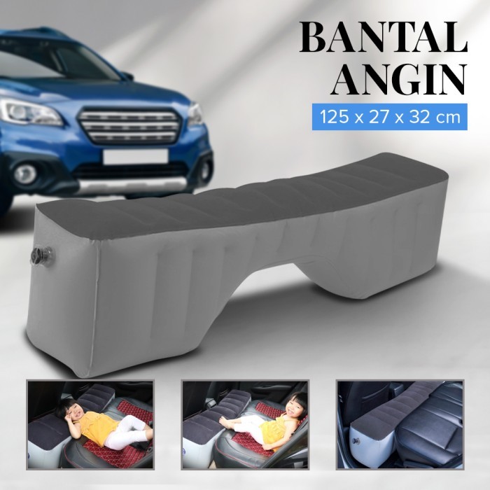 Promo Bantal Angin Sandaran Kaki Mobil Sandaran Kaki Jok Travel Free Pompa