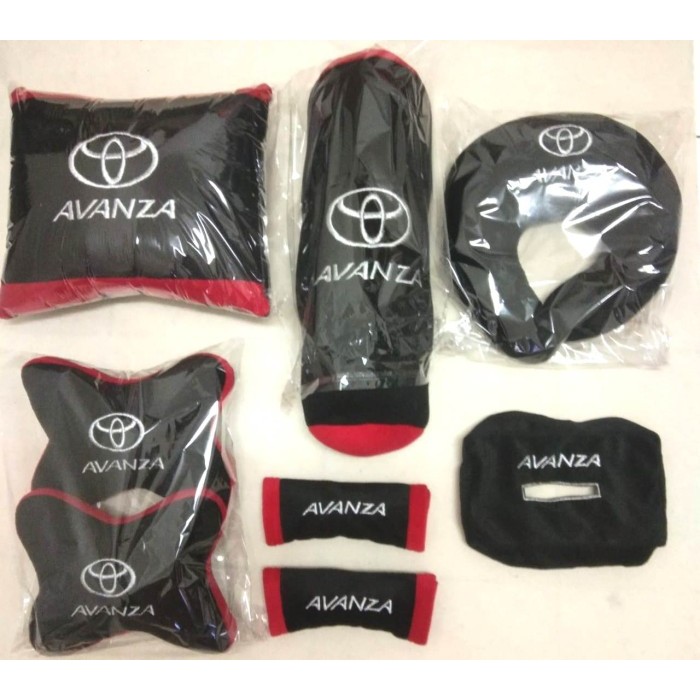 Terbaru Toyota All New Avanza 2021/2022 Aksesoris Interior Bantal Mobil 6 In 1