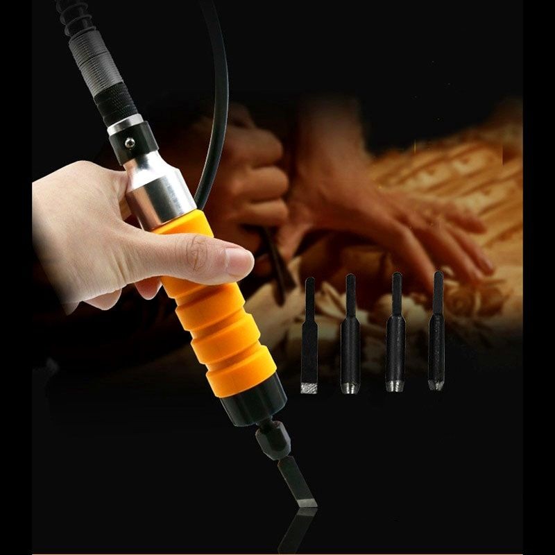 

Alat Ukir Kayu Electric Chisel Wood Carving Tool Set