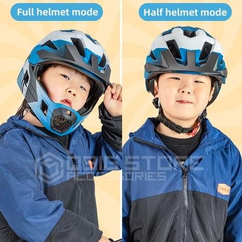 Helm Sepeda Anak Rockbros TS-61 Original Helem Gowes Fullface H24M