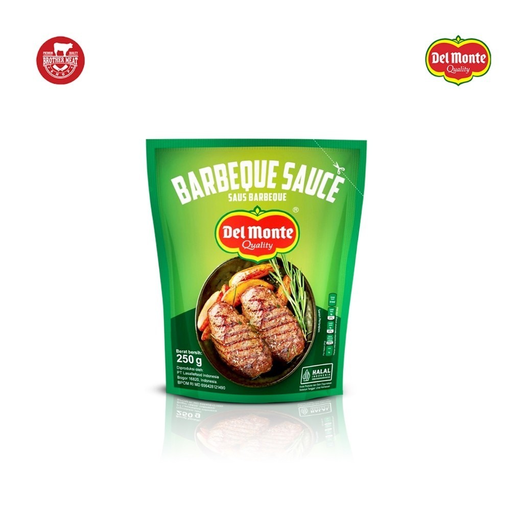 

Del Monte Barbeque Sauce Pouch 250gr, Halal