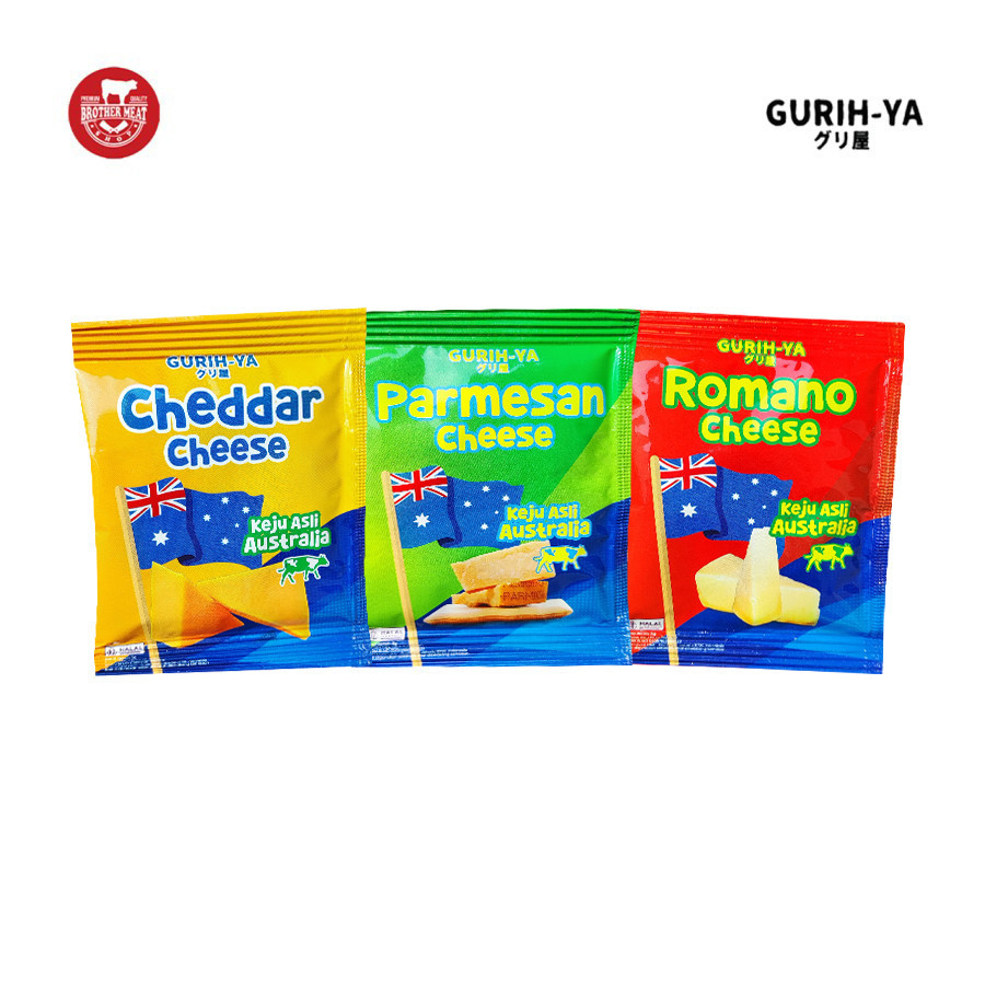 

GURIH-YA Australian Cheese Sachet 5gr, Bumbu Tabur Keju