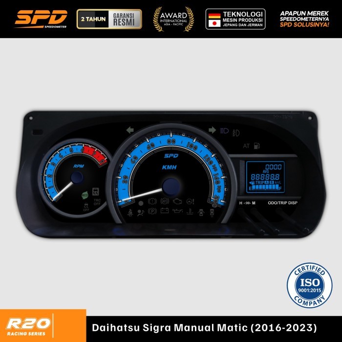 Terbaru Panel Speedometer Custom Daihatsu Sigra - Spd Speedometer Official 3