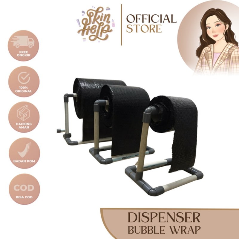 

DISPENSER BUBBLE WRAP / KAKI BUBBLE WRAP / KAKI PACKING BUBBLE