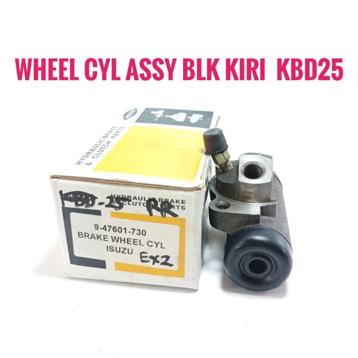Wheel Cylinder Assy Belakang Kiri Isuzu KBD25 Merk Rocky 47201-730