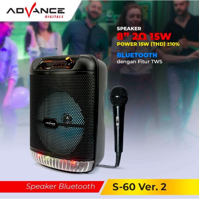 Advance Portable Speaker Bluetooth S60 / S-60