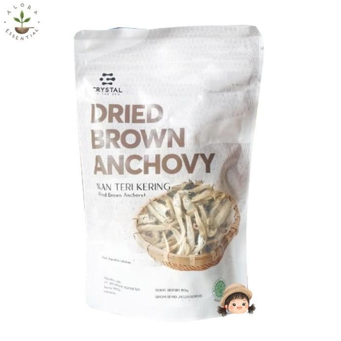 

Crystal Of The Sea Dried Brown Anchovy 80G - Jengki Bilis Kering