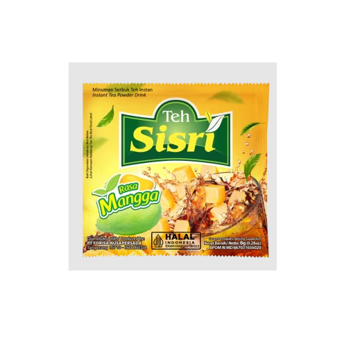 

Teh Sisri Mangga 1 Renceng Isi 10 Original Asli