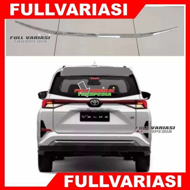 Lis List Kaca Pintu Belakang Chrome Avanza Veloz 2022