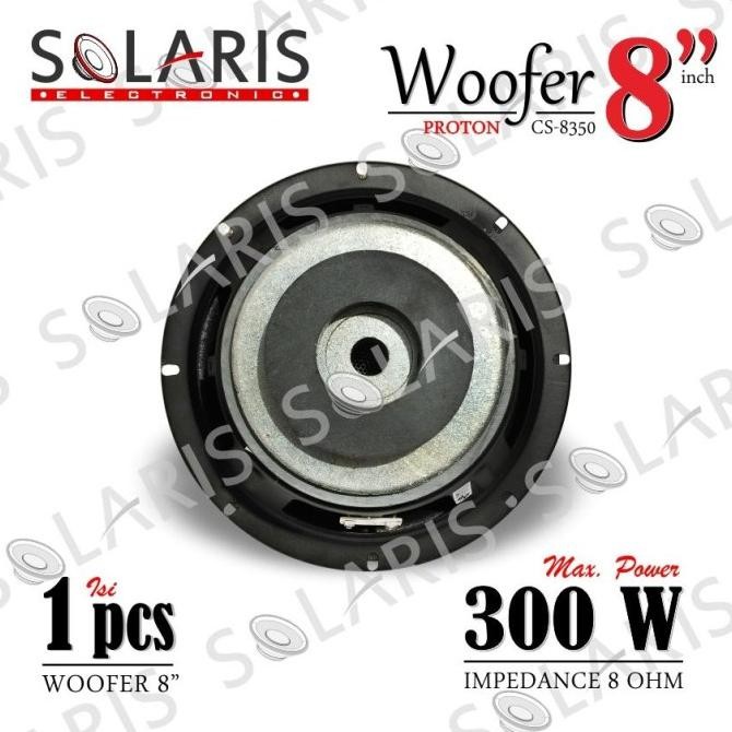 WOOFER 8 Inch DOUBLE MAGNET 300 Watt SPEAKER KARAOKE PROTON CS-8350