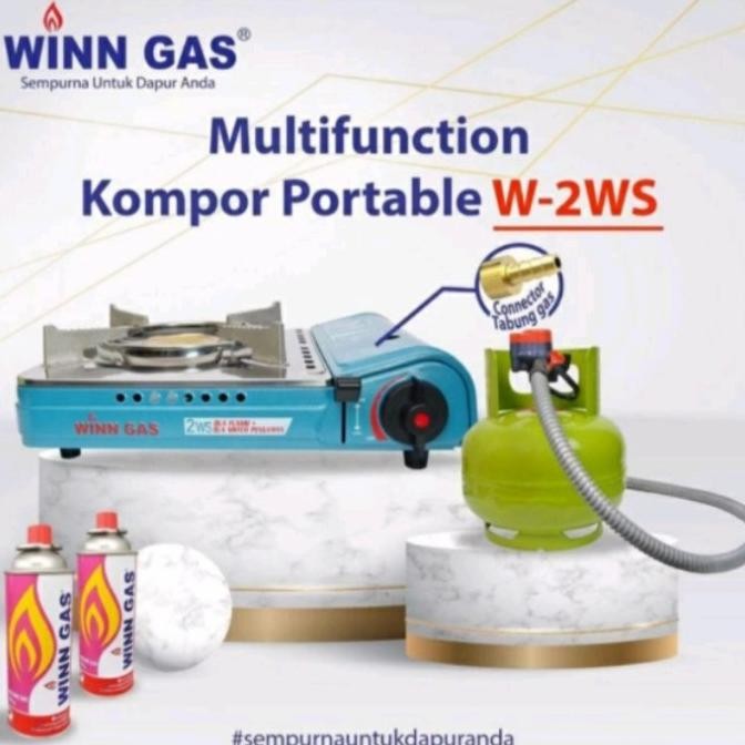kompor portable 2 in 1 winn gas w2ws