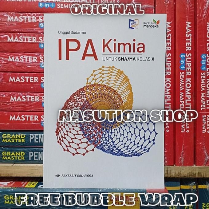 

BERMUTU Buku IPA Kimia Kelas 1 / X 10 SMA Erlangga Kurikulum Merdeka