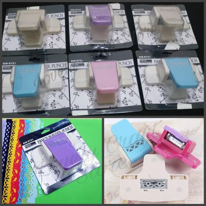 Fancy Craft Edge Border Punch Puncher, Pembolong Pemotong Kertas Motif
