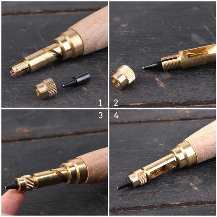 

Alat Pembolong Tali Ikat Pinggang Gesper Sabuk Kulit Hole Puncher