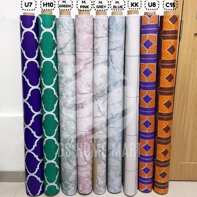 1 ROLL 24 METER Karpet Lantai Tikar Plastik Vinyl dengan Lebar 1.2m