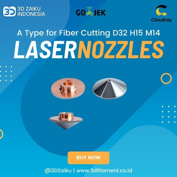 

] Raytools Fiber Cutting Nozzle A Type for Fiber Cutting D32 H15 M14