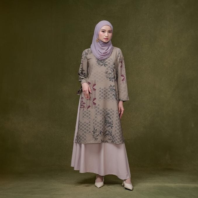 Miliki Zm Zaskia Mecca - Haiza Midi Dress Gamis - Jelita Indonesia - Edisi Palembang