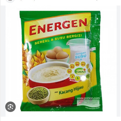 

Energen Kacang Hijau Renceng Isi 10 Original 100%