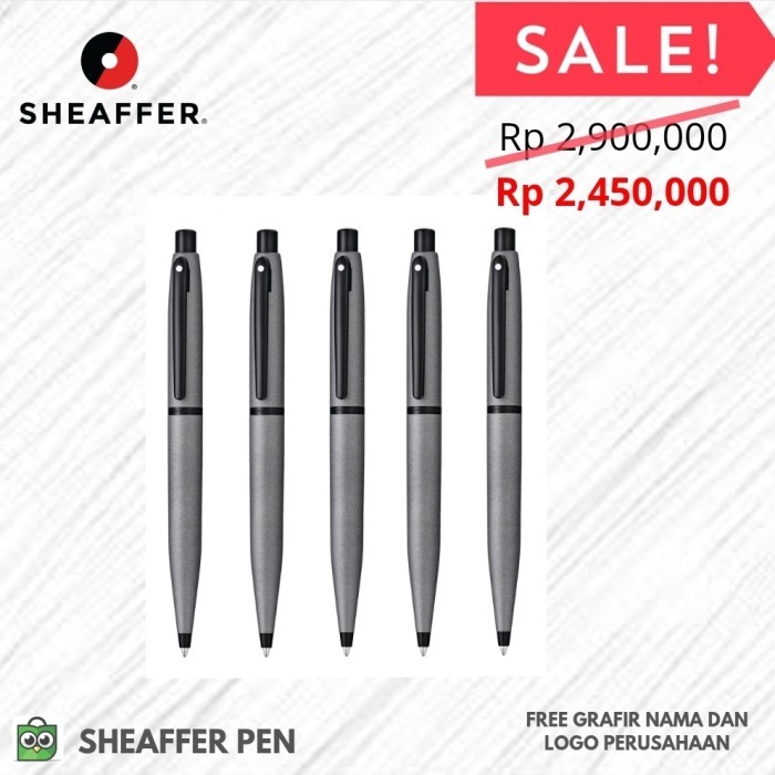 

Sheaffer VFM Gun Metal Gray 5pcs Ballpoint - Corporate Gifts