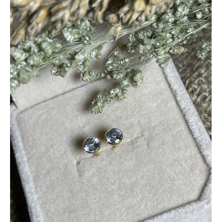 Ready Giwang tusuk mata burung emas muda