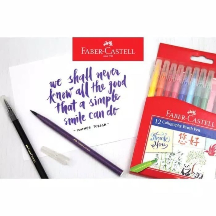 

TERBARU Faber-Castell Calligraphy Brush Pen Set 12 HOT SALE!