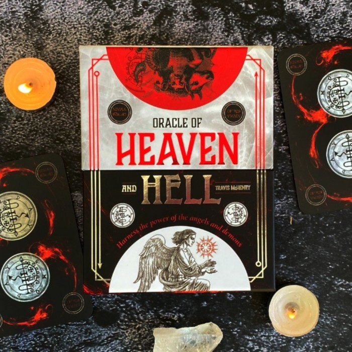 

TERBARU Oracle of Heaven and Hell by Travis McHenry Rockpool Oracle Card Deck 9781922785336
