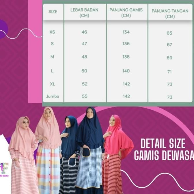 Diskon Gamis Muslimah Dewasa Raggakids Rg 28-31 Gamis Wanita Kaos Wanita