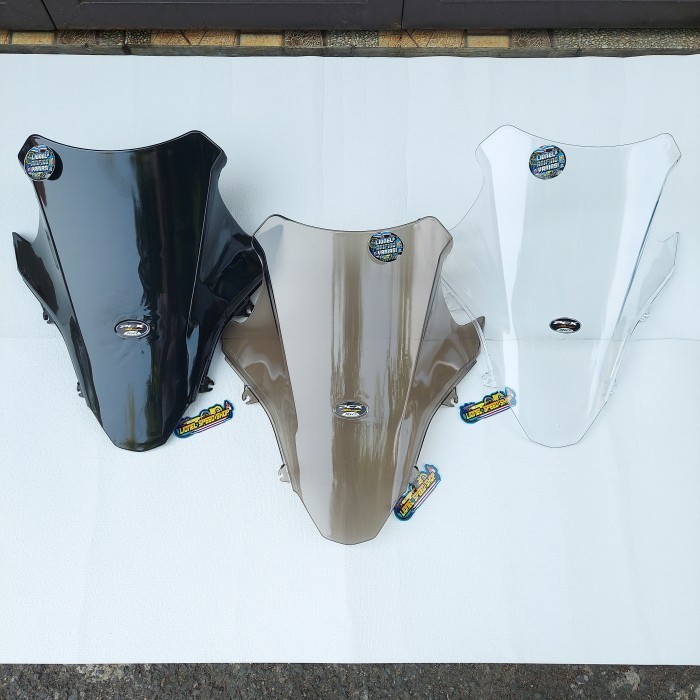 Visor windshield pcx 160 kualitas no 1 tebal hitam riben bening