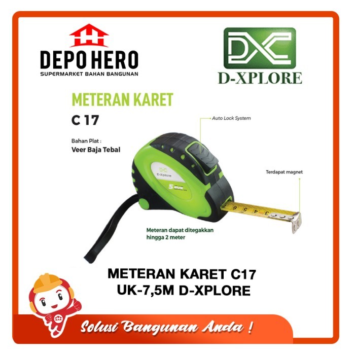 METERAN KARET C17 UK-7,5M D-XPLORE