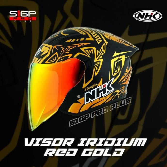 NHK S1GP PRO PLUS | REMY GARDNER GOLD | DOUBLE VISOR | HELM S1-GP SNI LAT