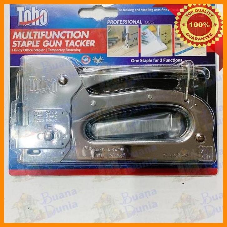 

(BUAN) TEMBAKAN STAPLES TOHO MULTIFUNCTION | STAPLE GUN TACKER 3 WAY