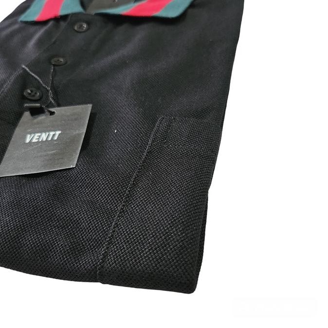 kaos polo jumbo baju atasan  pria big size oversize cowok laki laki besar hitam black xxl xxxl xxxxl