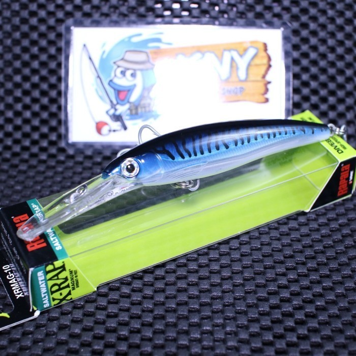 (KNY) Rapala XRAP 11cm 21gr Magnum 10 SILVER BLUE MACKEREL lidah panjang