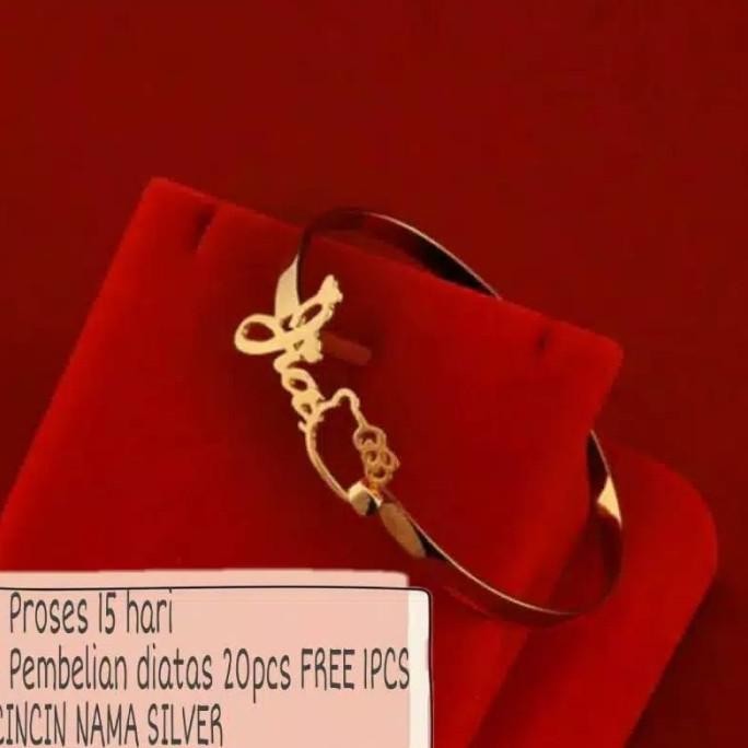 

Terbaru Gelang Nama Gold Pgm Gn02 (Bisa Request Nama)