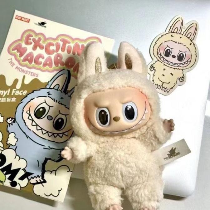 

Terbaru High Quality Cute Labubu The Monsters Exciting Macaron Gantungan Kunci