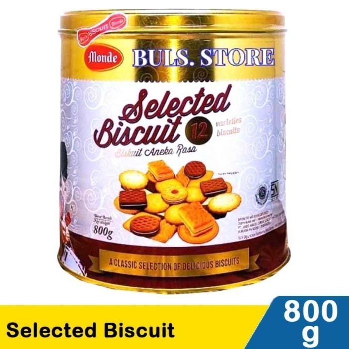 

Monde Selected Biscuit Biskuit Aneka Rasa 800g 800gr SE01