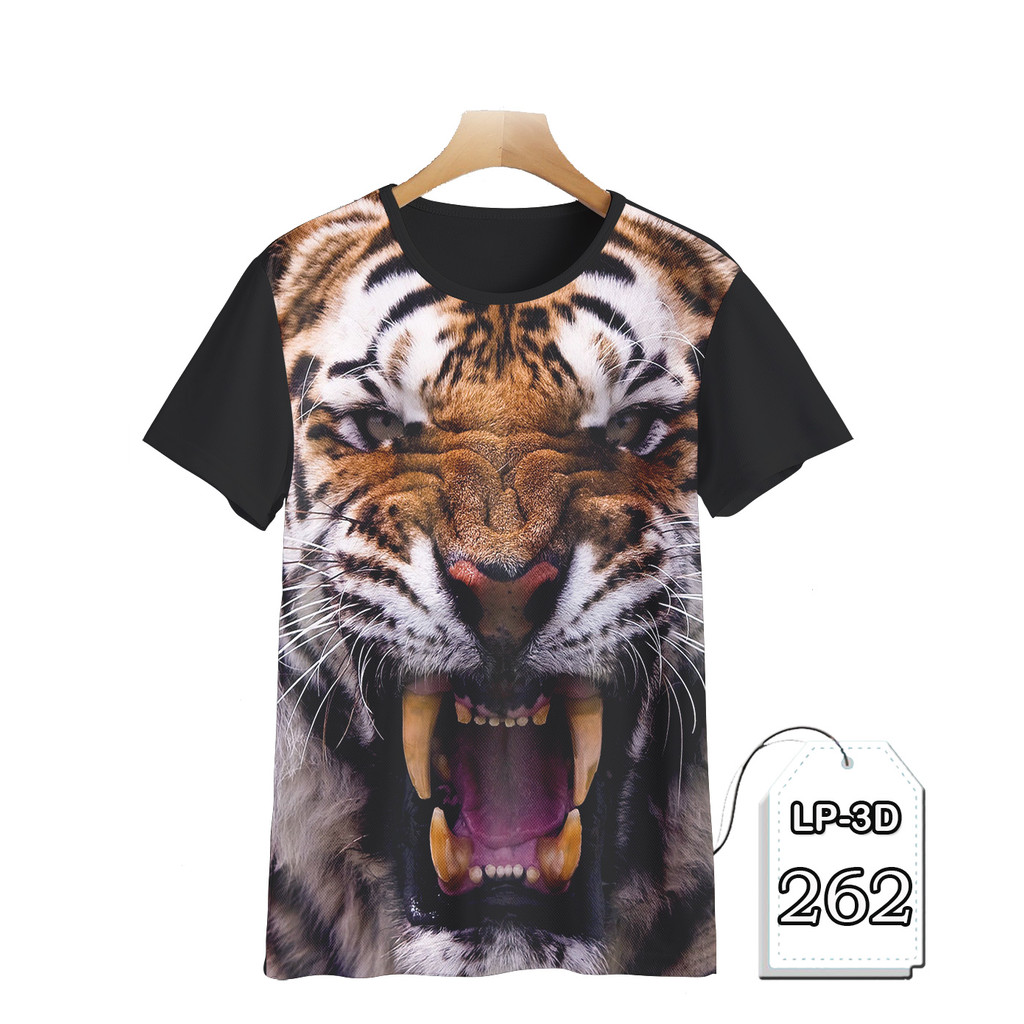 Kaos Harimau Sumatera Baju Harimau 3D Anak dan Dewasa Fashion Kaos Keren dan Trendy