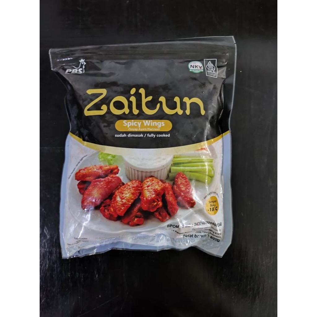 

Zaitun Spicy Wings 500gr