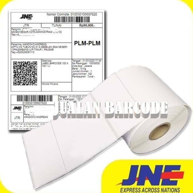 

Sale Label Sticker Jne 102 X 127 - Barcode Semicoated 102X127Mm Resi Jne
