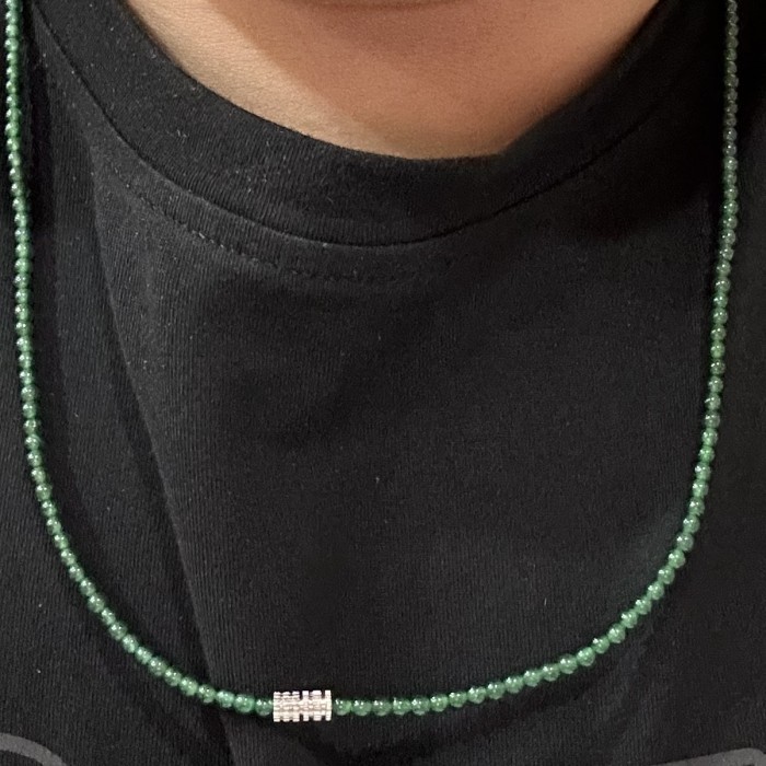 Kalung Batu Giok Burma Imperial Kristal Asli Jade Tipe A Natural