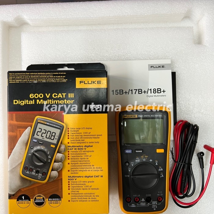 Jual Fluke 15B+ Digital Multimeter